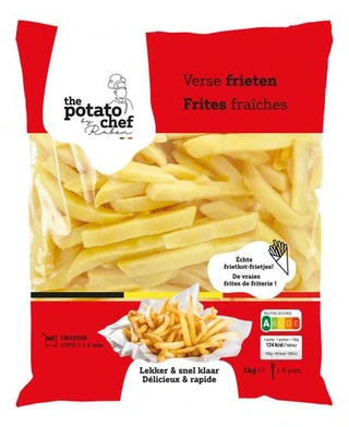 VERSE FRIETJES PER KG VERPAKT